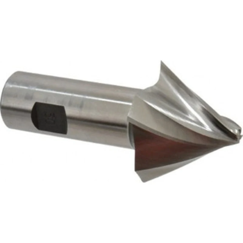 Made in USA 30 per Side 1/4 Small End Diam 1-1/2 LOC 4-Flute High Speed Steel Tapered Square End Mill Uncoated, 1 Sha...